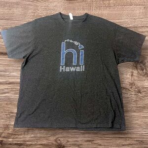 Black Hawaii Graphic T-Shirt XL